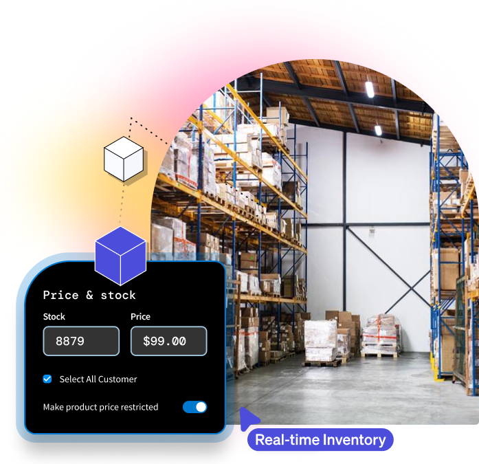 One inventory for all your sales banner